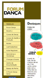 Mobile Screenshot of forumdanca.pt